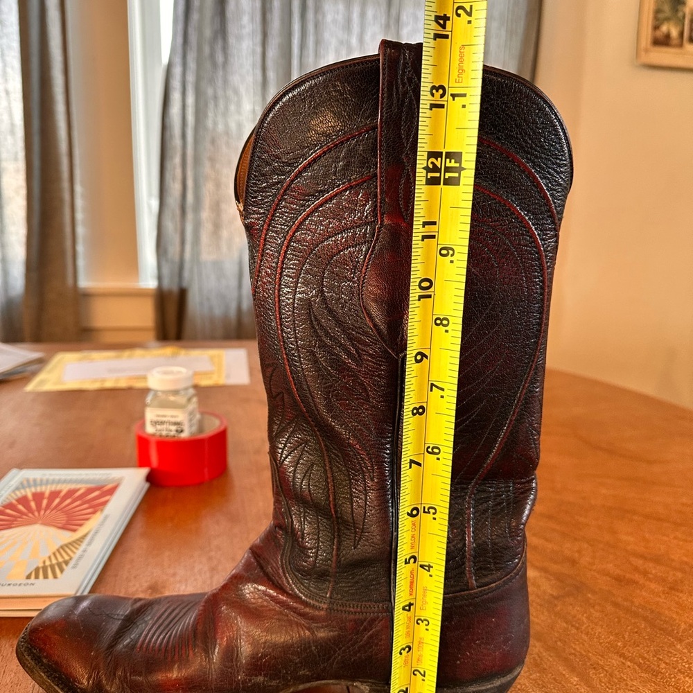 Vintage Lucchese Cowboy Boots | Men’s 9.5D | USA Made - Picture 15 of 16